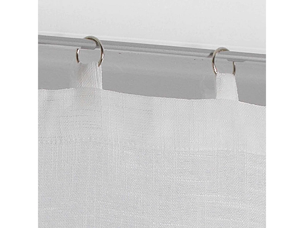 Paire de Voilages "Milza" 60x160cm Blanc