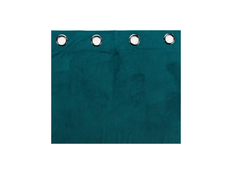 Unifarbener Siebvorhang aus Cordsamt 140 x 260 cm