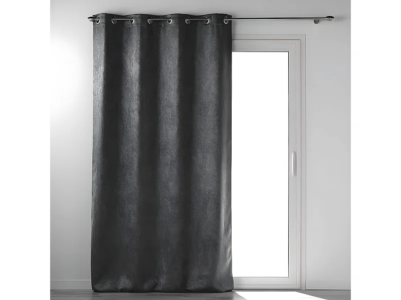 Rideau Occultant "Mélodie" 135x280cm Anthracite