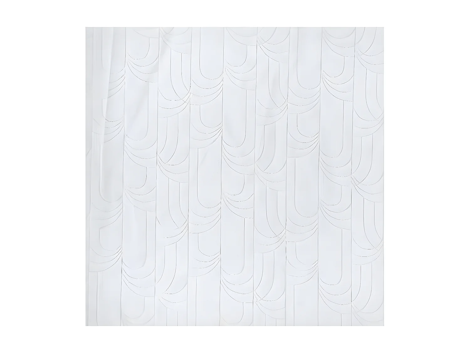 Rideau Voilage à Œillets "Ruben" 140x240cm Blanc