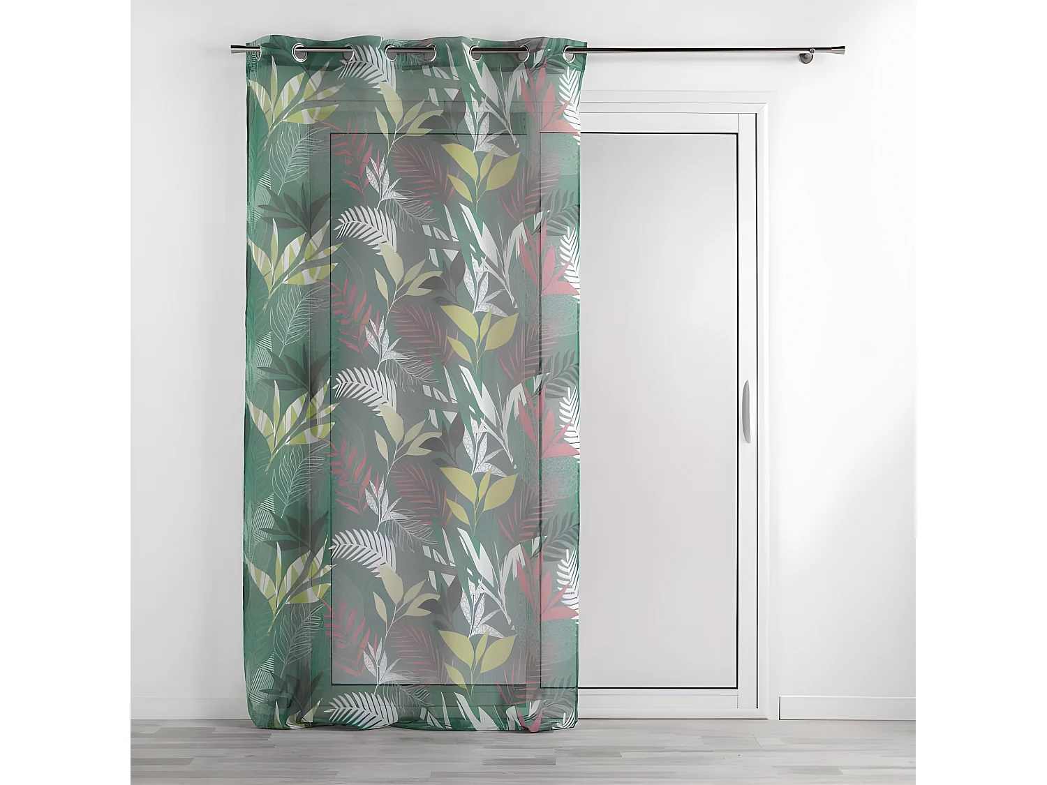 Rideau Voilage à Œillets "Assana" 140x240cm Kaki