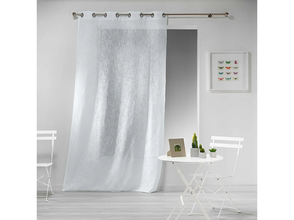 Rideau Voilage "Haltona" 140x280cm Blanc