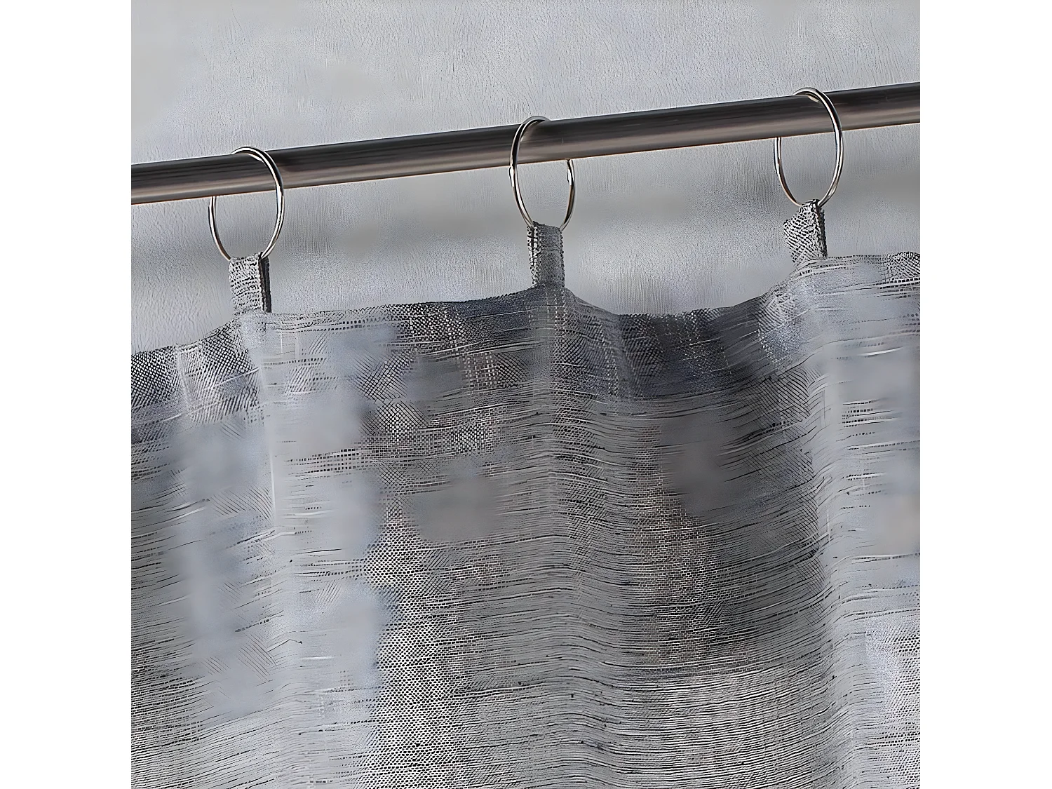 Rideau à Œillets "Milza" 140x240cm Anthracite