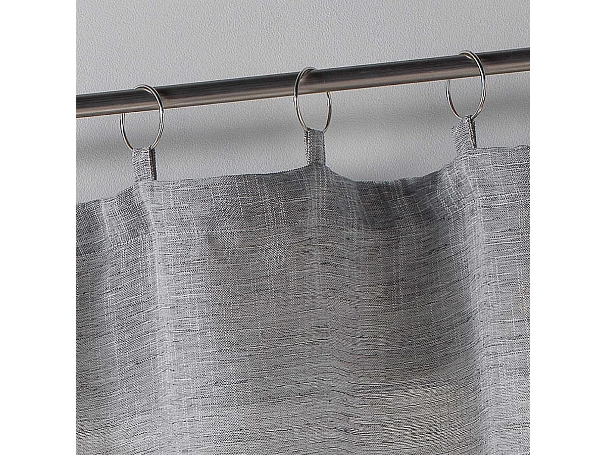 Rideau à Œillets "Milza" 140x240cm Anthracite