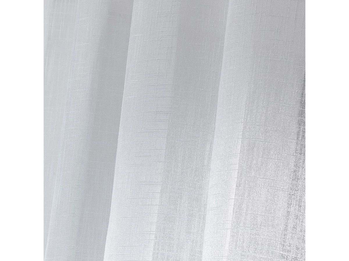 Paire de Voilages "Haltona" 60x160cm Blanc