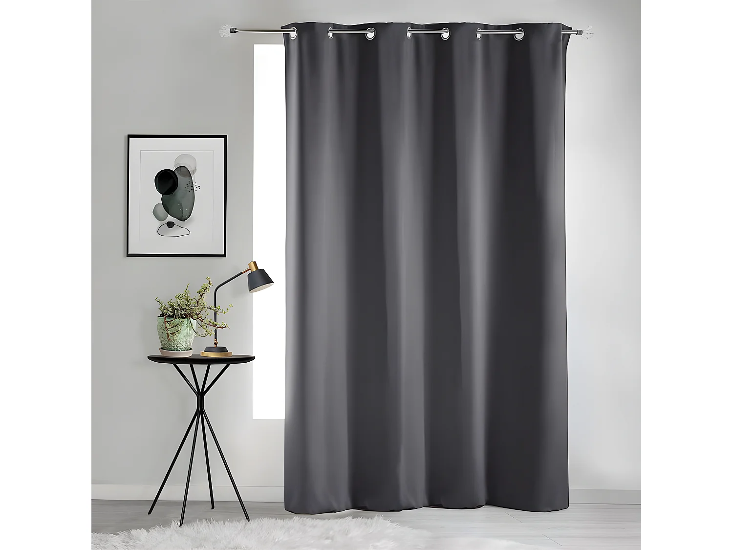 Rideau Occultant "Occult" 135x280cm Anthracite