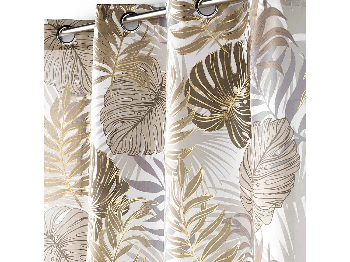 Rideau à Œillets "Mogador" 140x260cm Beige