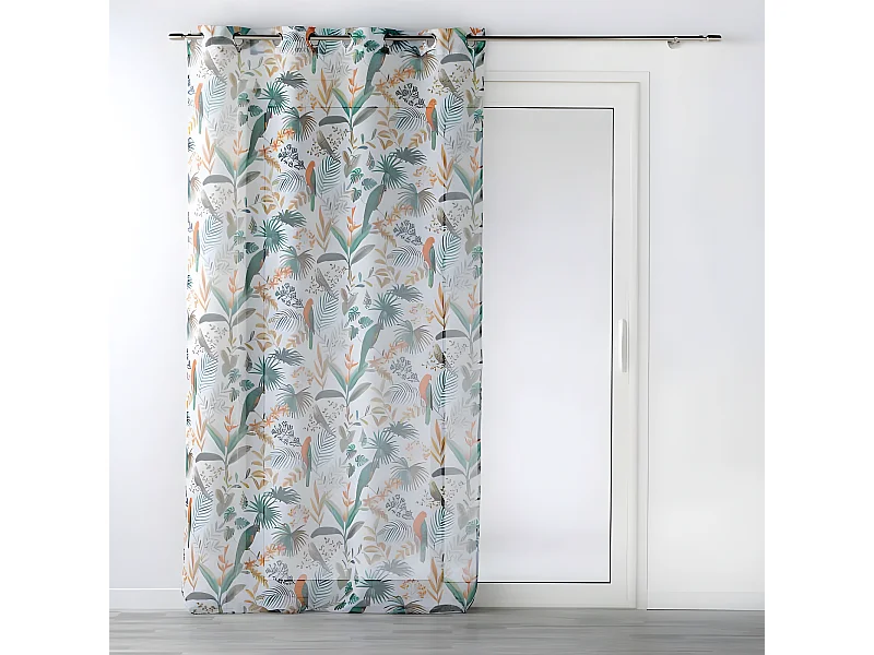 Rideau Voilage à Œillets "Panis" 140x240cm Blanc