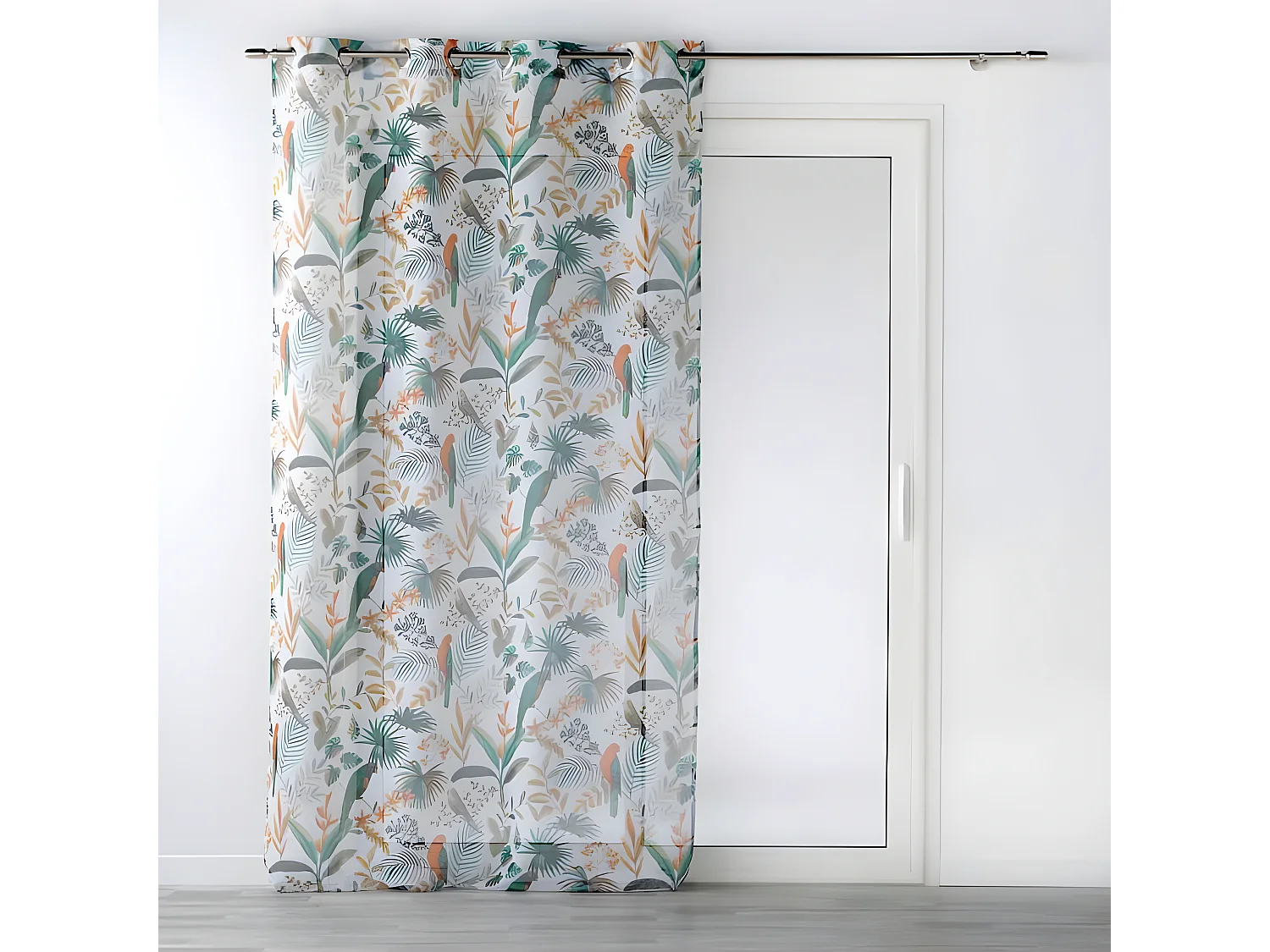 Rideau Voilage à Œillets "Panis" 140x240cm Blanc