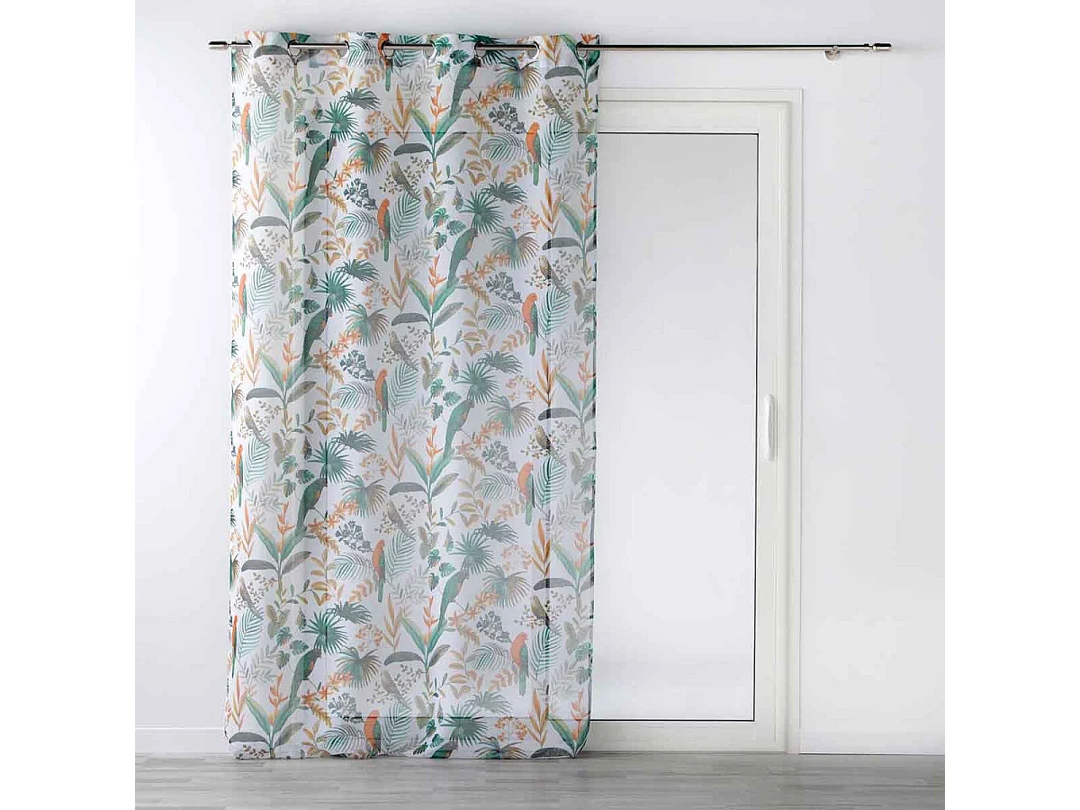 Rideau Voilage à Œillets "Panis" 140x240cm Blanc