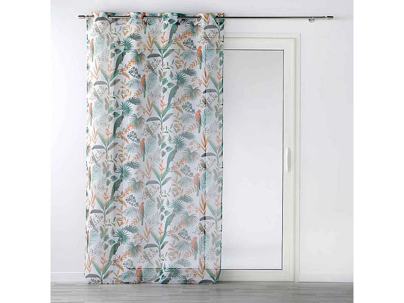 Rideau Voilage à Œillets "Panis" 140x240cm Blanc