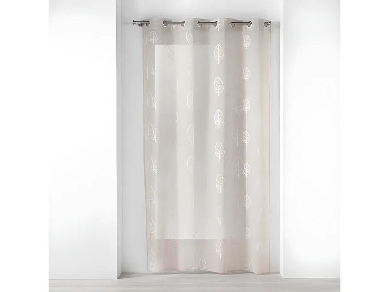 Rideau Voilage à Œillets "Sonata" 140x240cm Lin