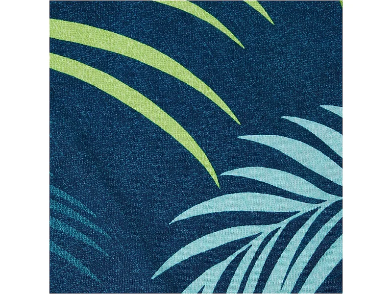 Rideau Imprimé "Végétal" 140x260cm Bleu