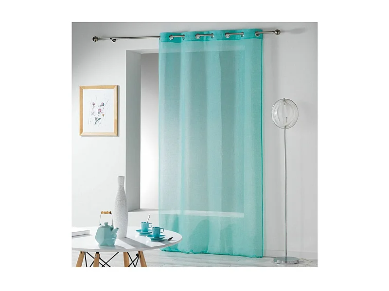 Rideau Voilage "Telma" 140x280cm Bleu