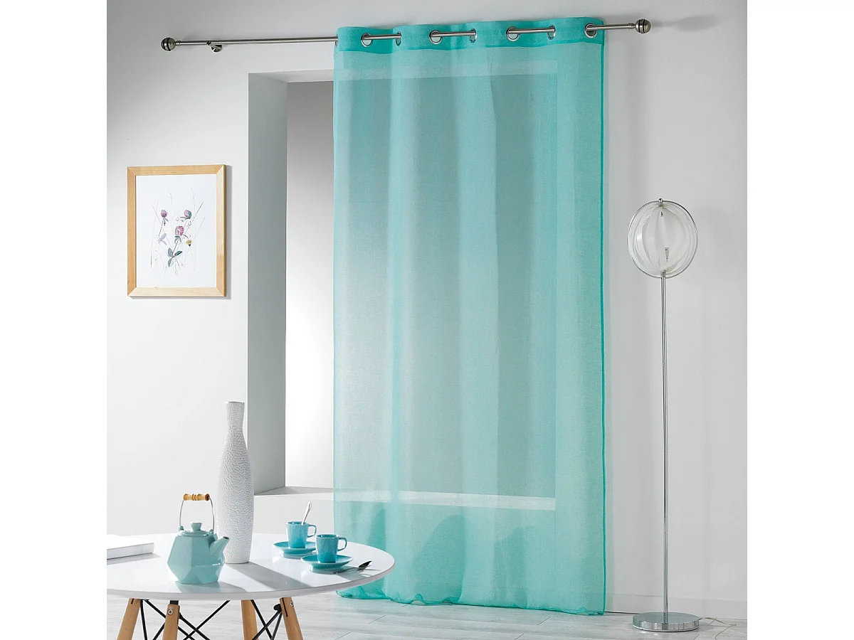 Rideau Voilage "Telma" 140x280cm Bleu