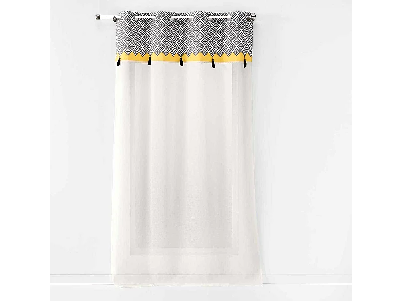 Rideau Voilage à Œillets "Neo Casa" 140x280cm Blanc