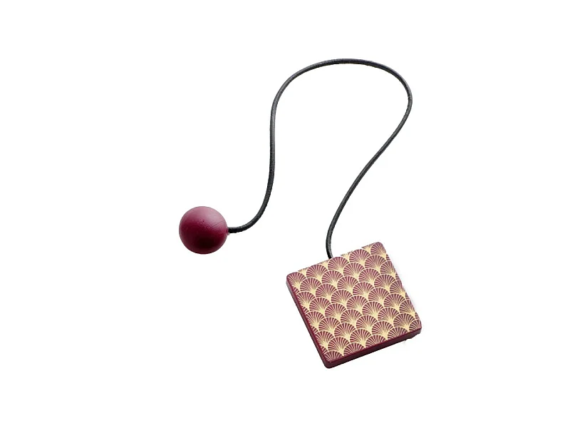 Embrasse de Rideau Aimantée "Lumos" 43cm Bordeaux