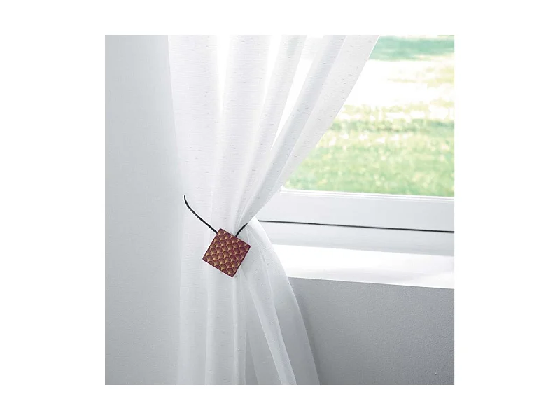 Embrasse de Rideau Aimantée "Lumos" 43cm Bordeaux