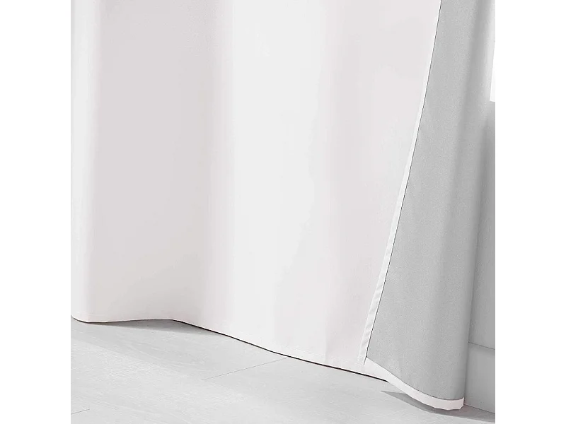 Rideau Isolant à Œillets "Icemount" 140x260cm Blanc
