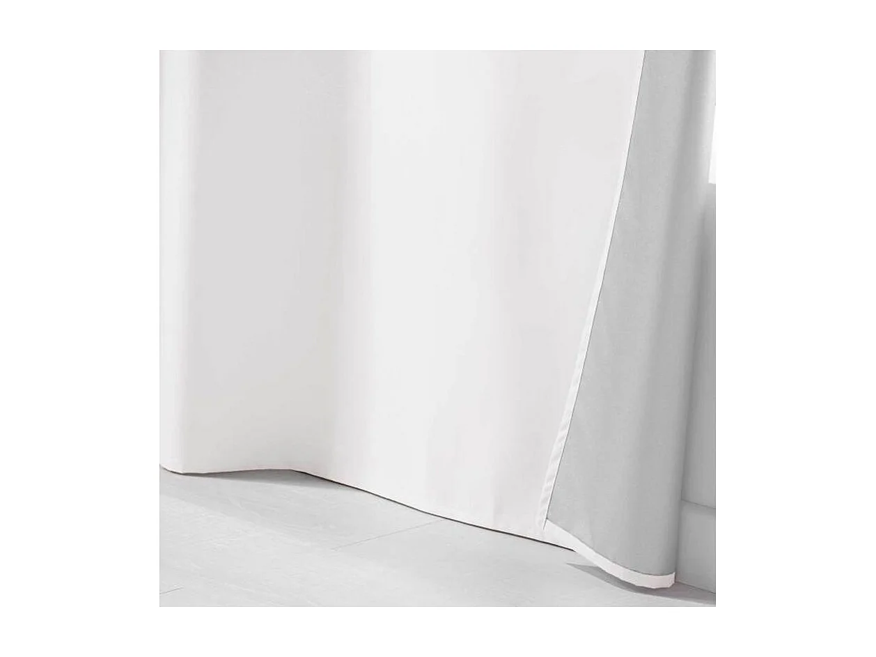 Rideau Isolant à Œillets "Icemount" 140x260cm Blanc