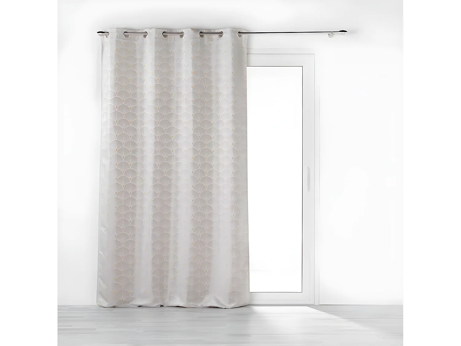 Rideau à Œillets "Cadence" 140x260cm Jaune