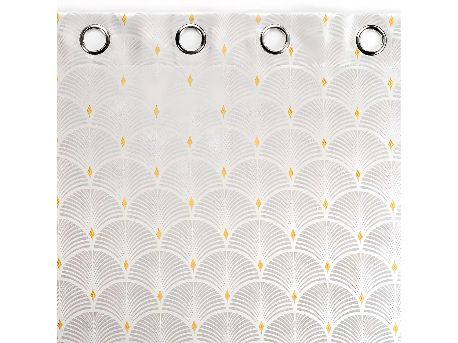 Rideau à Œillets "Cadence" 140x260cm Jaune