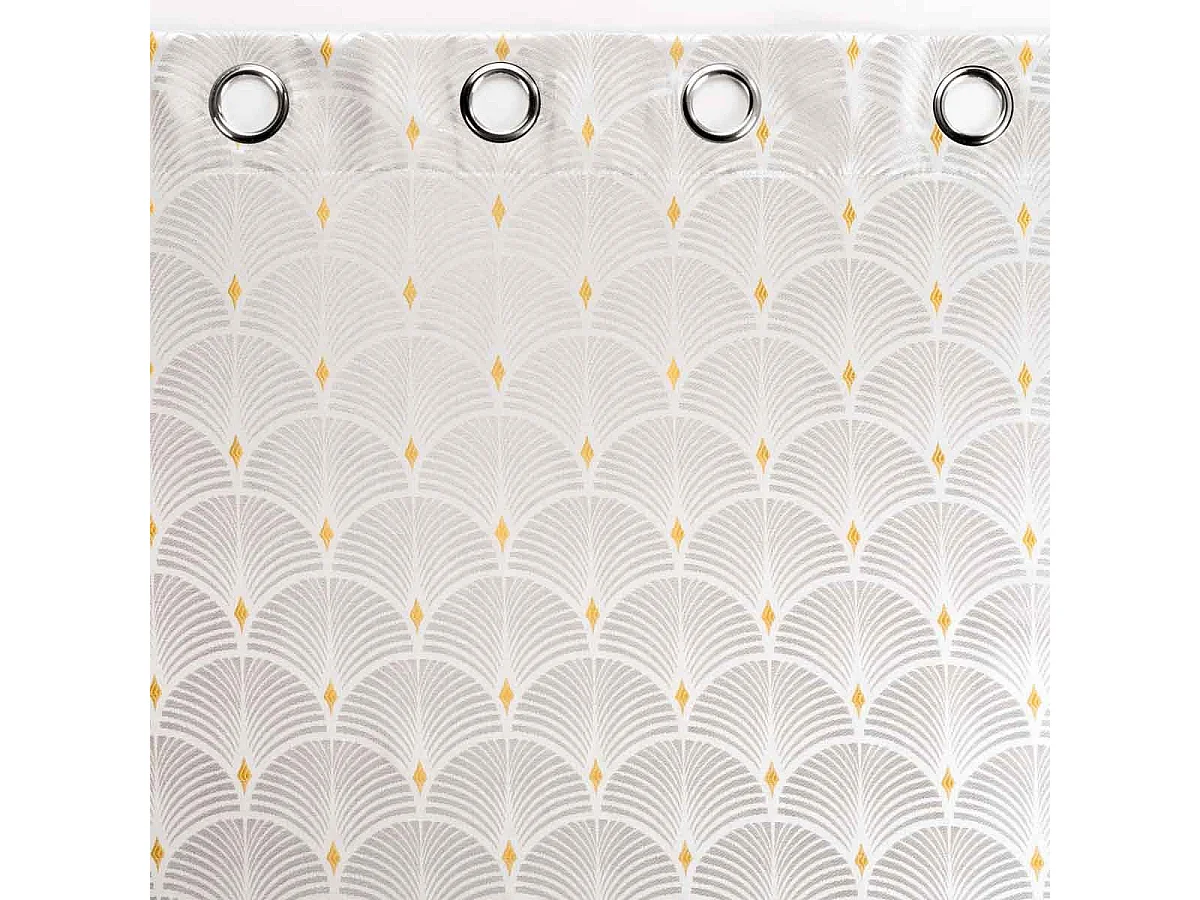 Rideau à Œillets "Cadence" 140x260cm Jaune