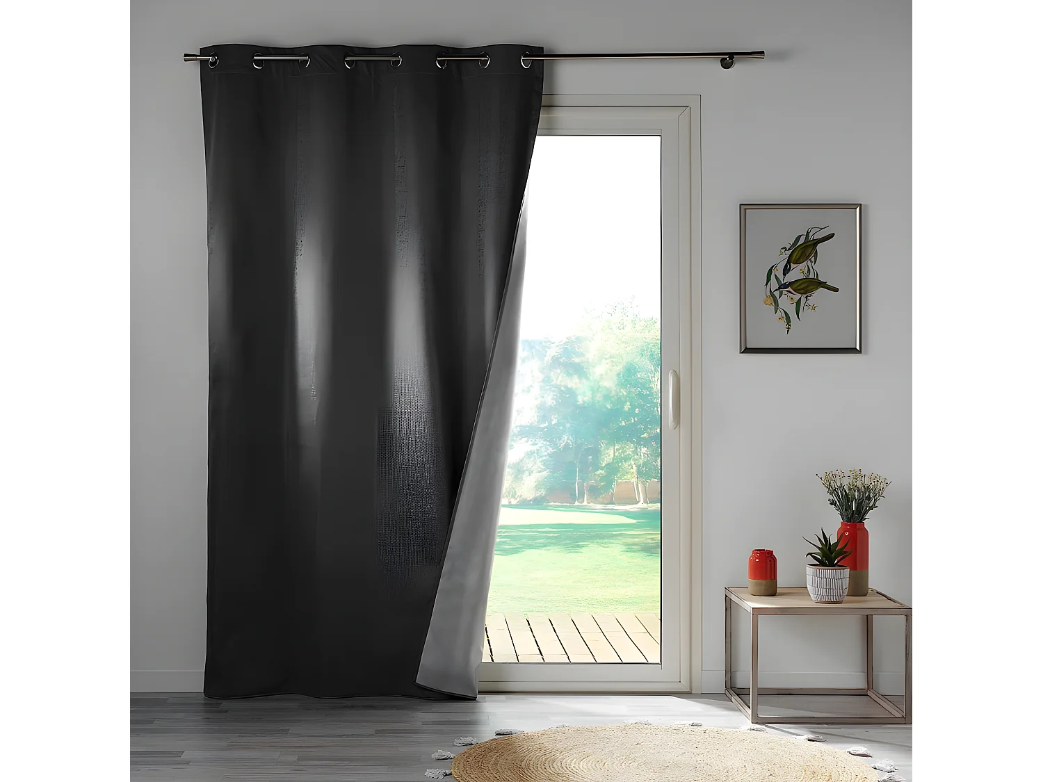 Rideau Occultant "Darko" 140x260cm Anthracite