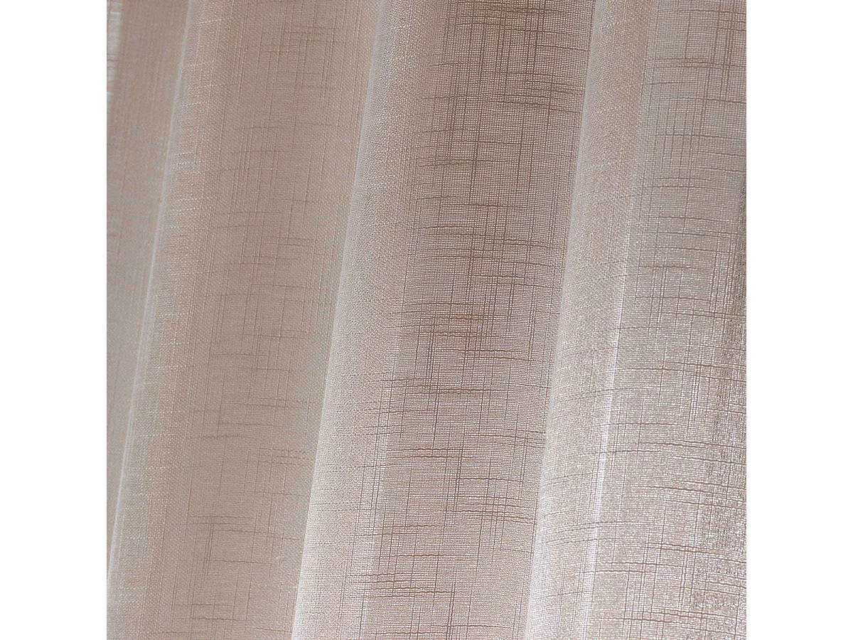 Paire de Voilages "Haltona" 60x120cm Noisette