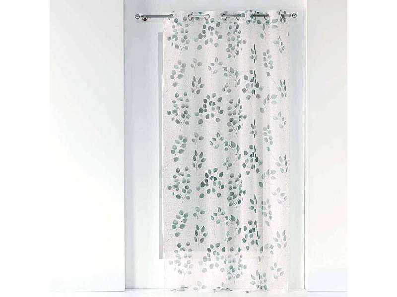 Rideau Voilage à Œillets "Antalya" 140x240cm Blanc