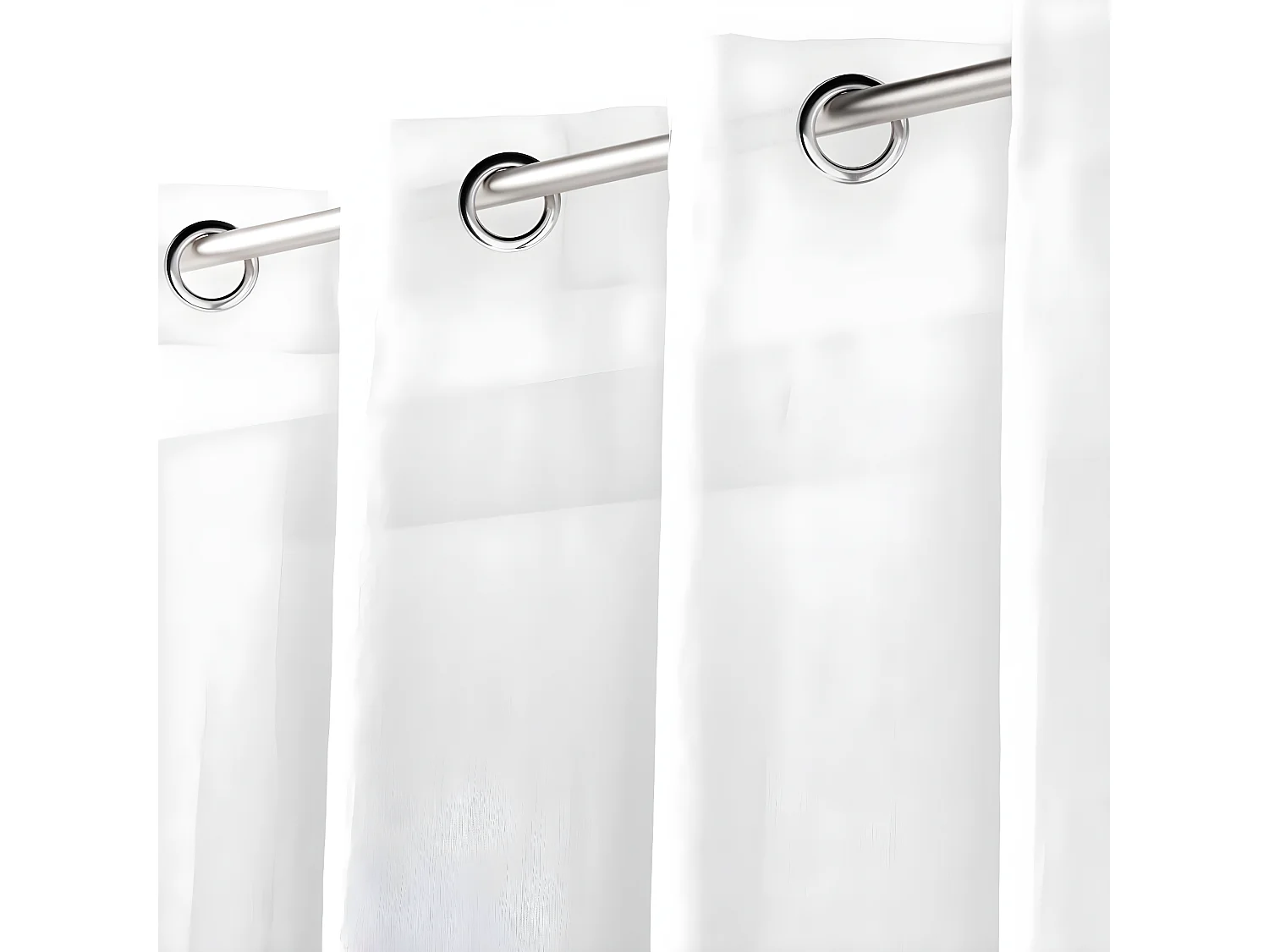 Rideau Voilage "Telma" 140x280cm Blanc