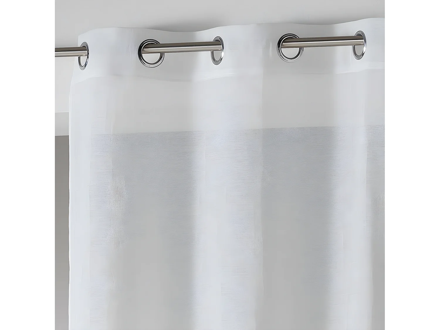 Rideau Voilage "Telma" 140x280cm Blanc