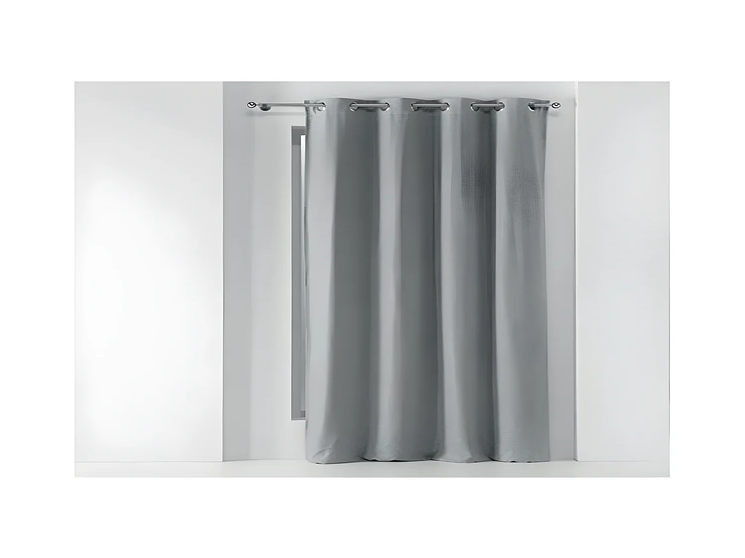 Rideau Occultant "Chinea" 135x240cm Gris