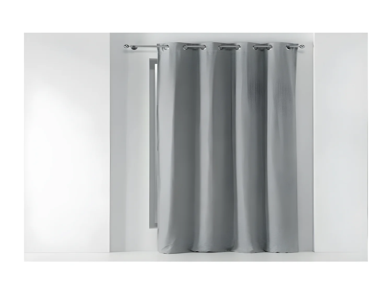 Rideau Occultant "Chinea" 135x240cm Gris