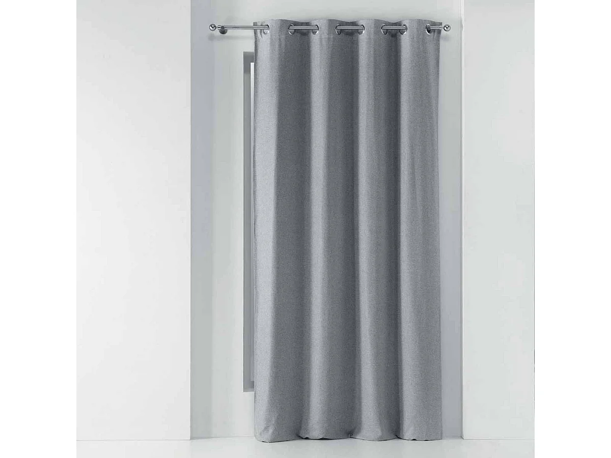 Rideau Occultant "Chinea" 135x240cm Gris