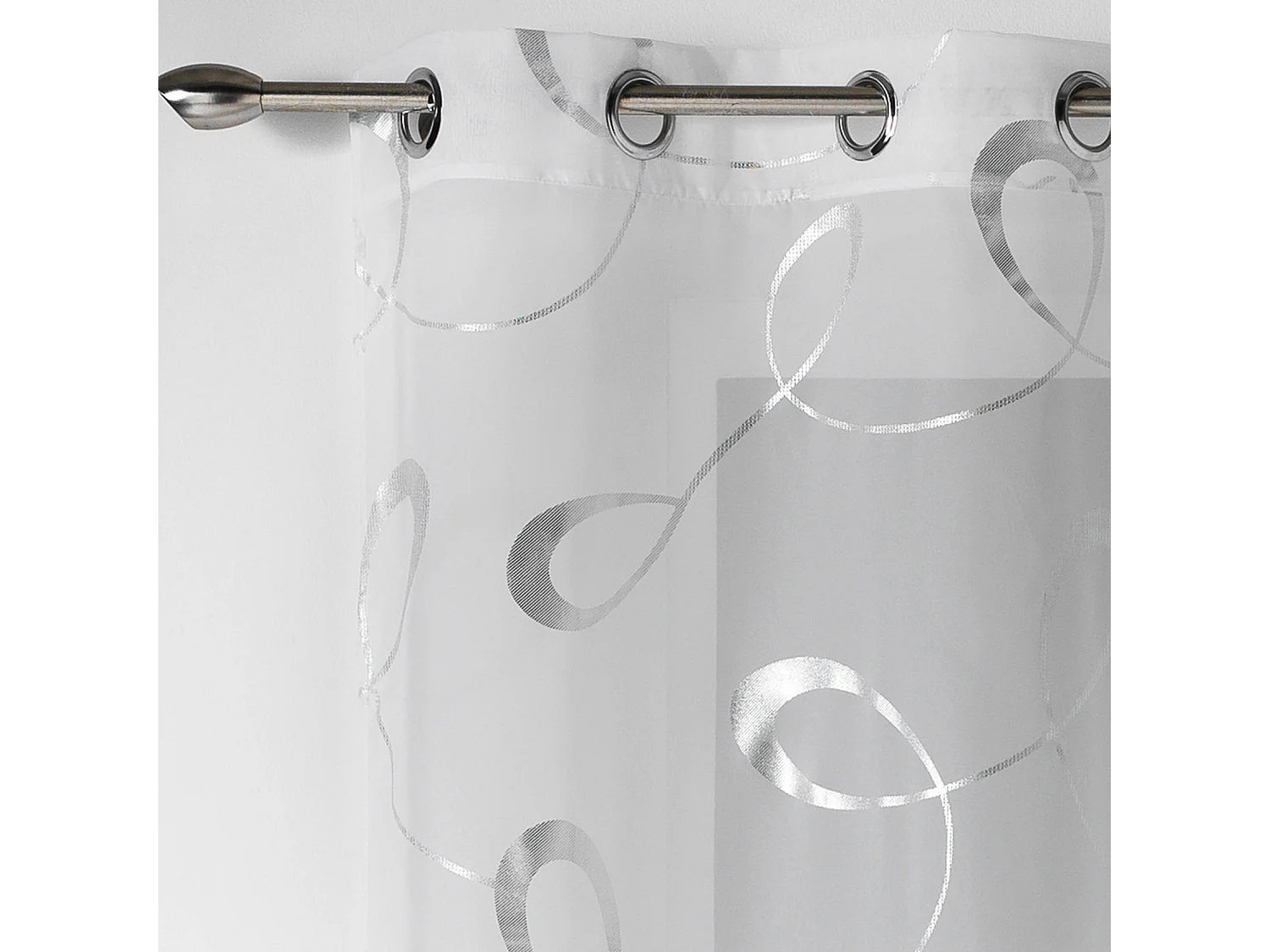 Rideau Voilage "Infinity" 140x240cm Blanc