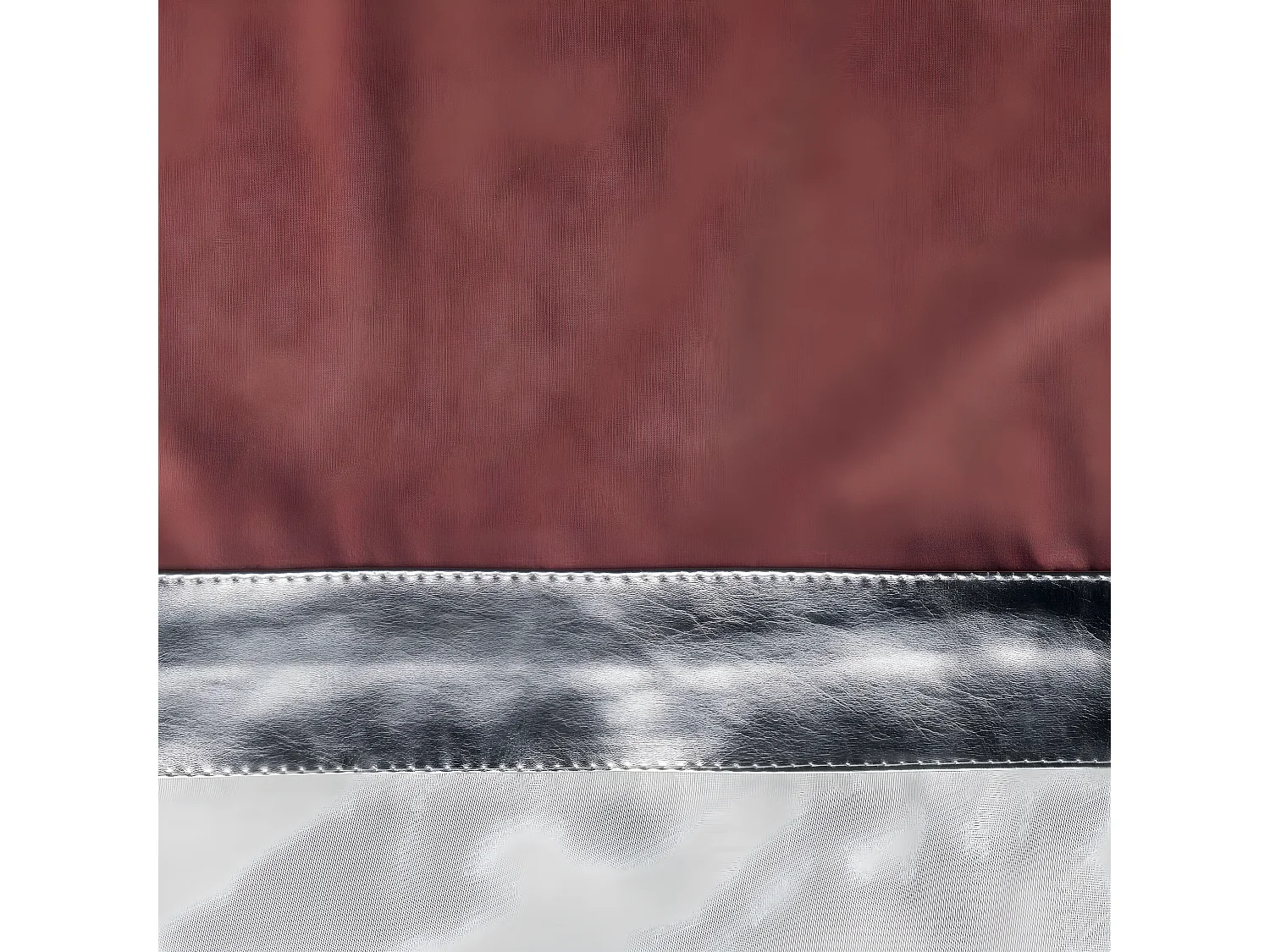 Rideau Voilage à Œillets "Blushy" 140x240cm Bordeaux