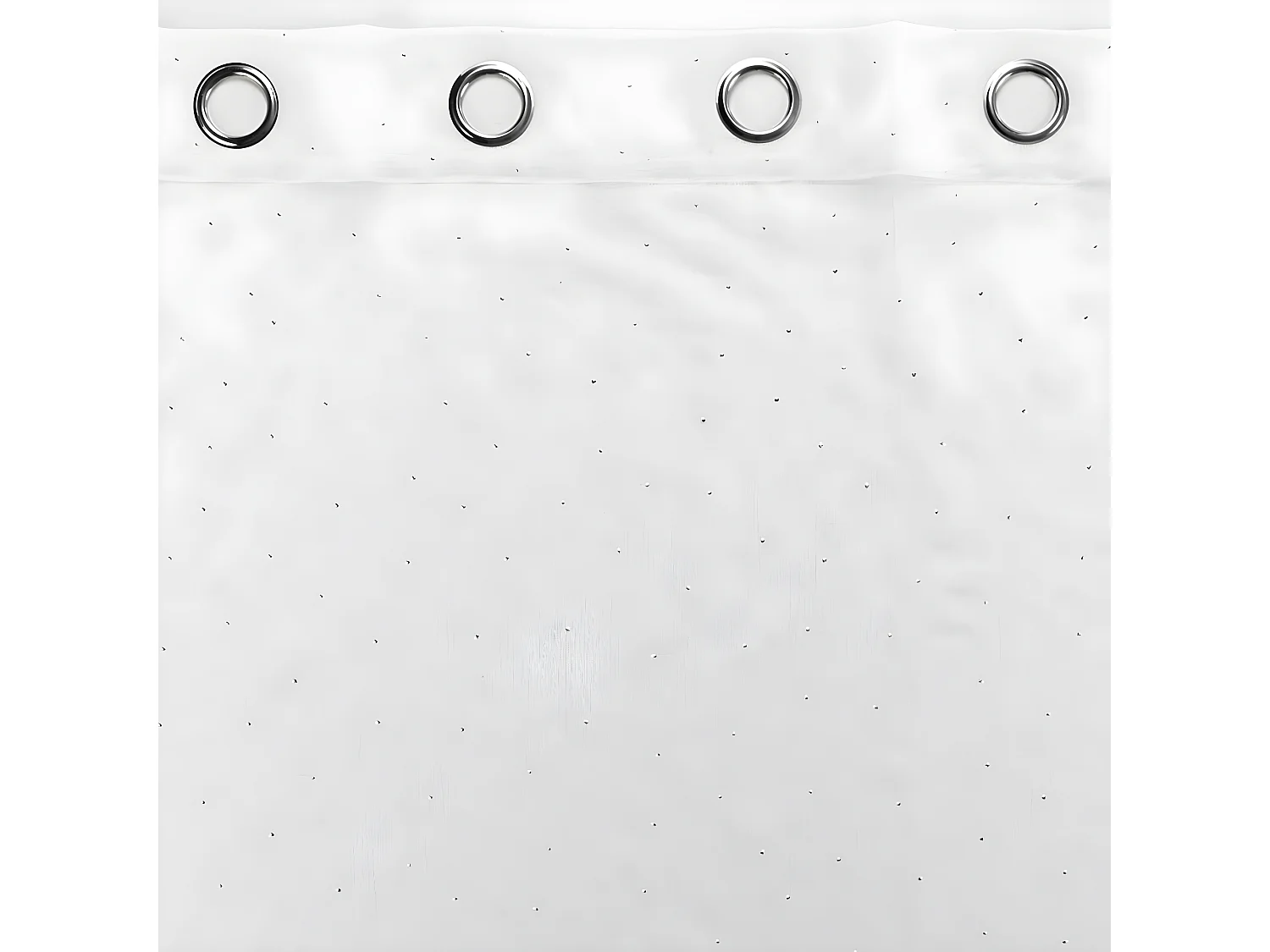 Rideau Voilage à Œillets "Goutteline" 140x240cm Blanc