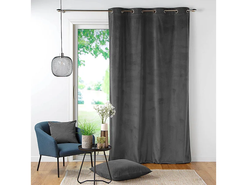 Cortina de pana lisa 140 x 260 cm