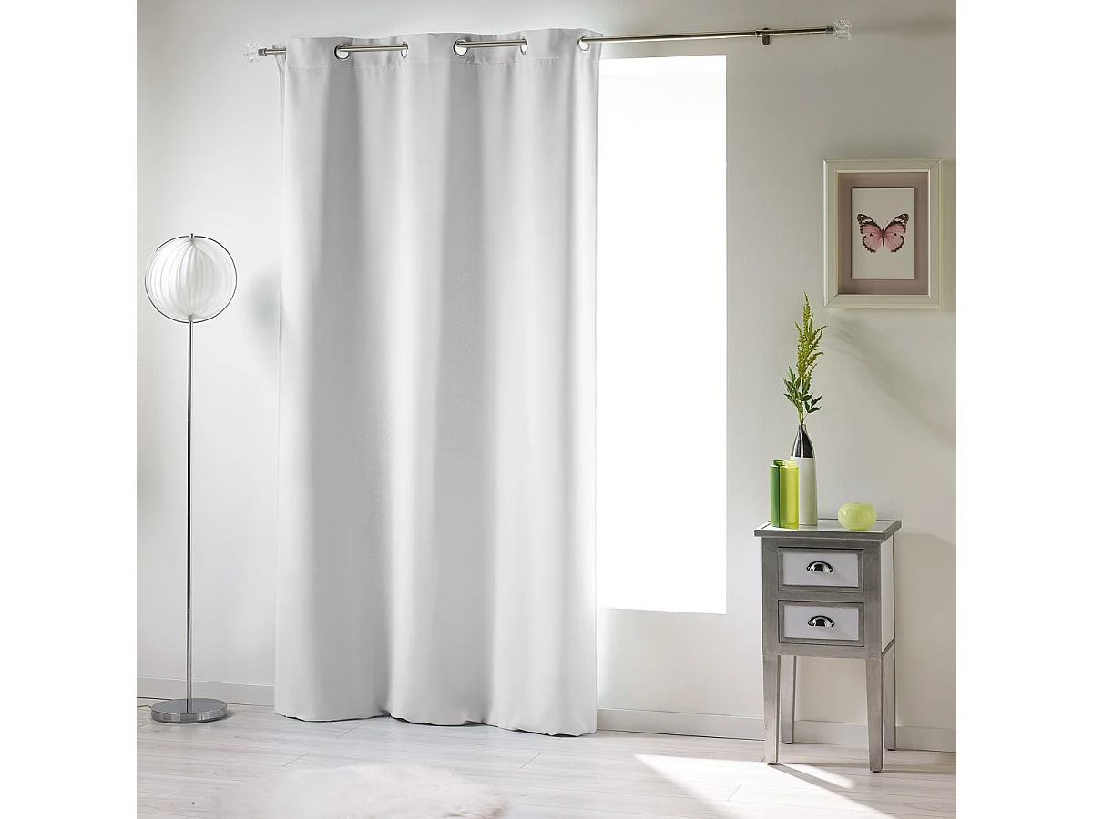 Rideau Occultant "Noche" 135x240cm Neige