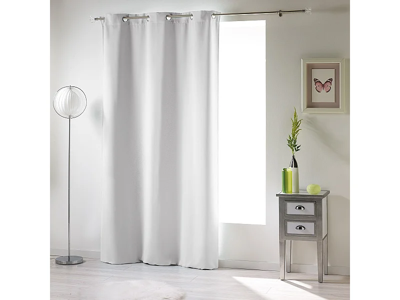 Rideau Occultant "Noche" 135x240cm Neige