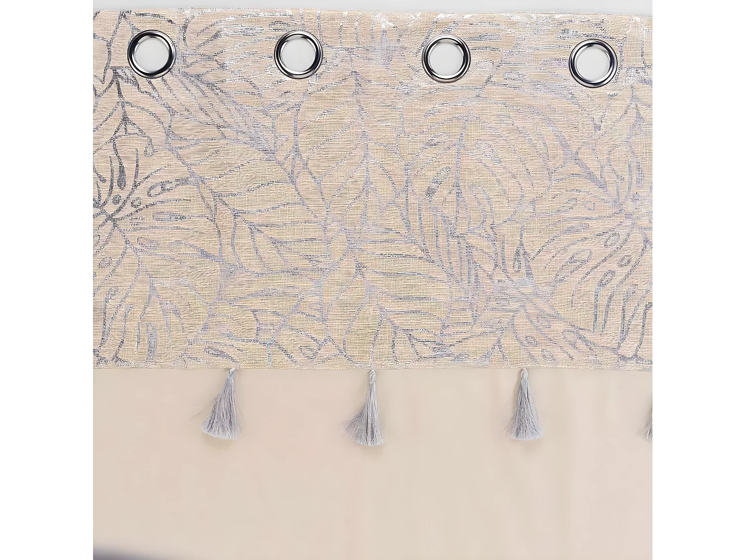 Rideau à Œillets "Solea" 140x240cm Argent