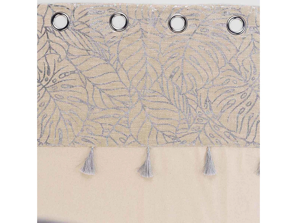 Rideau à Œillets "Solea" 140x240cm Argent