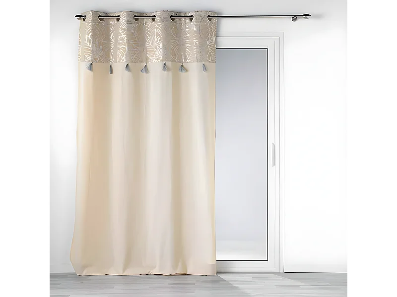 Rideau à Œillets "Solea" 140x240cm Argent