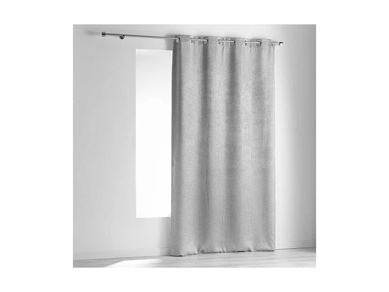 Rideau Occultant "Opacia" 140x240cm Gris