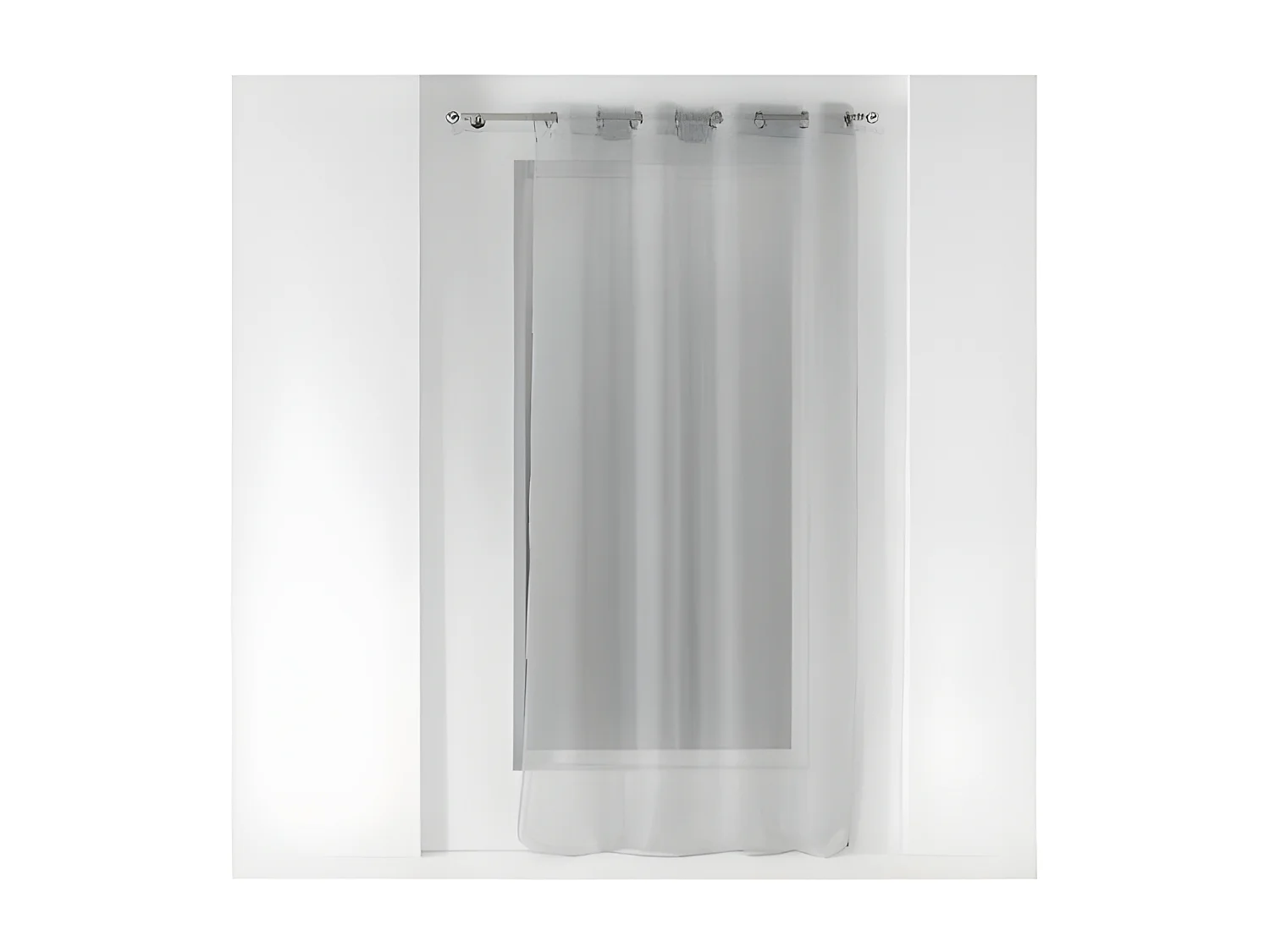 Rideau Voilage à Œillets "Orion" 140x240cm Gris