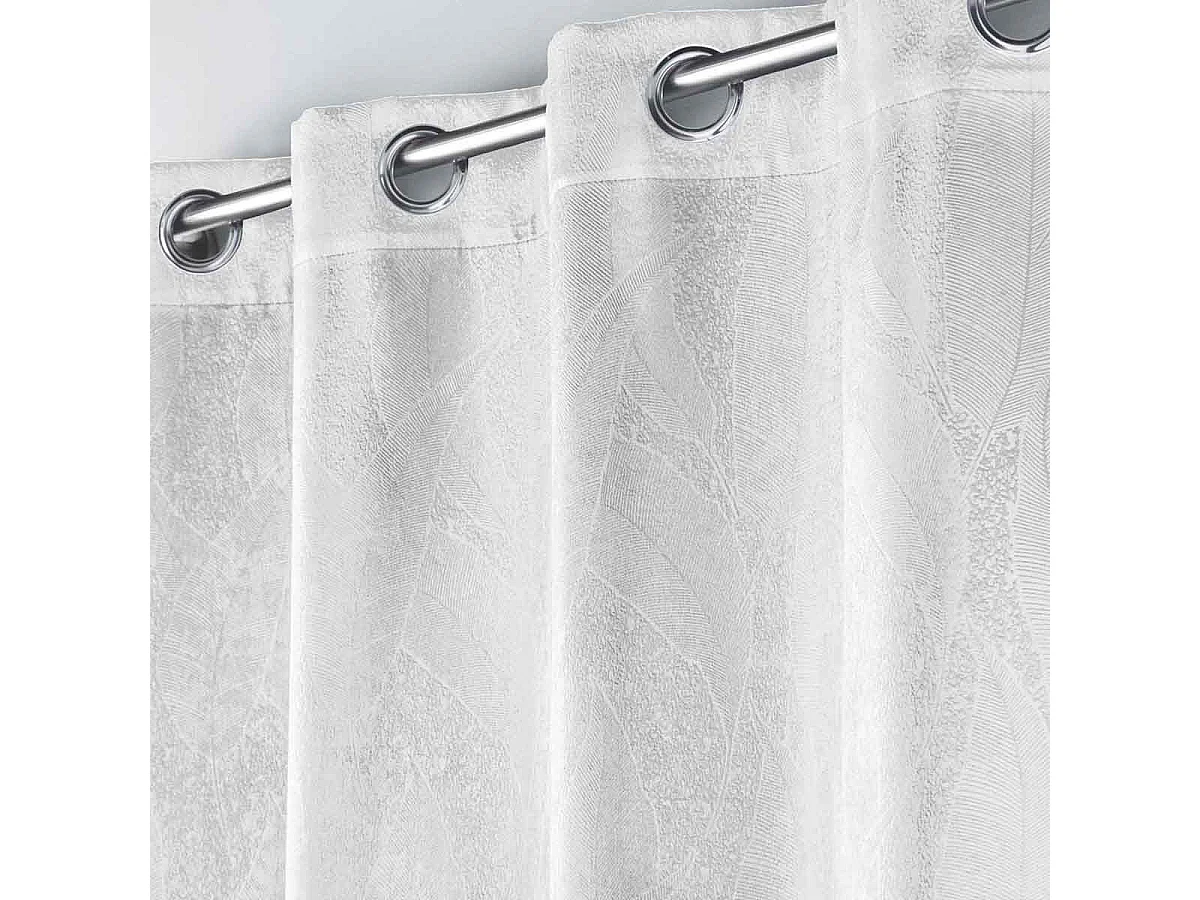 Rideau Occultant "Mélodie" 135x240cm Blanc