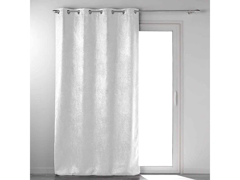 Rideau Occultant "Mélodie" 135x240cm Blanc