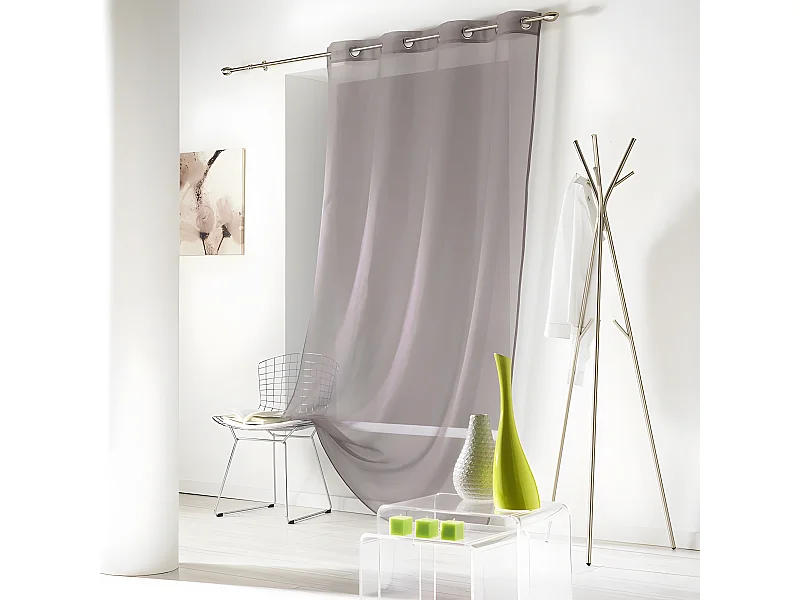 Rideau Voilage "Effea" 140x240cm Noisette