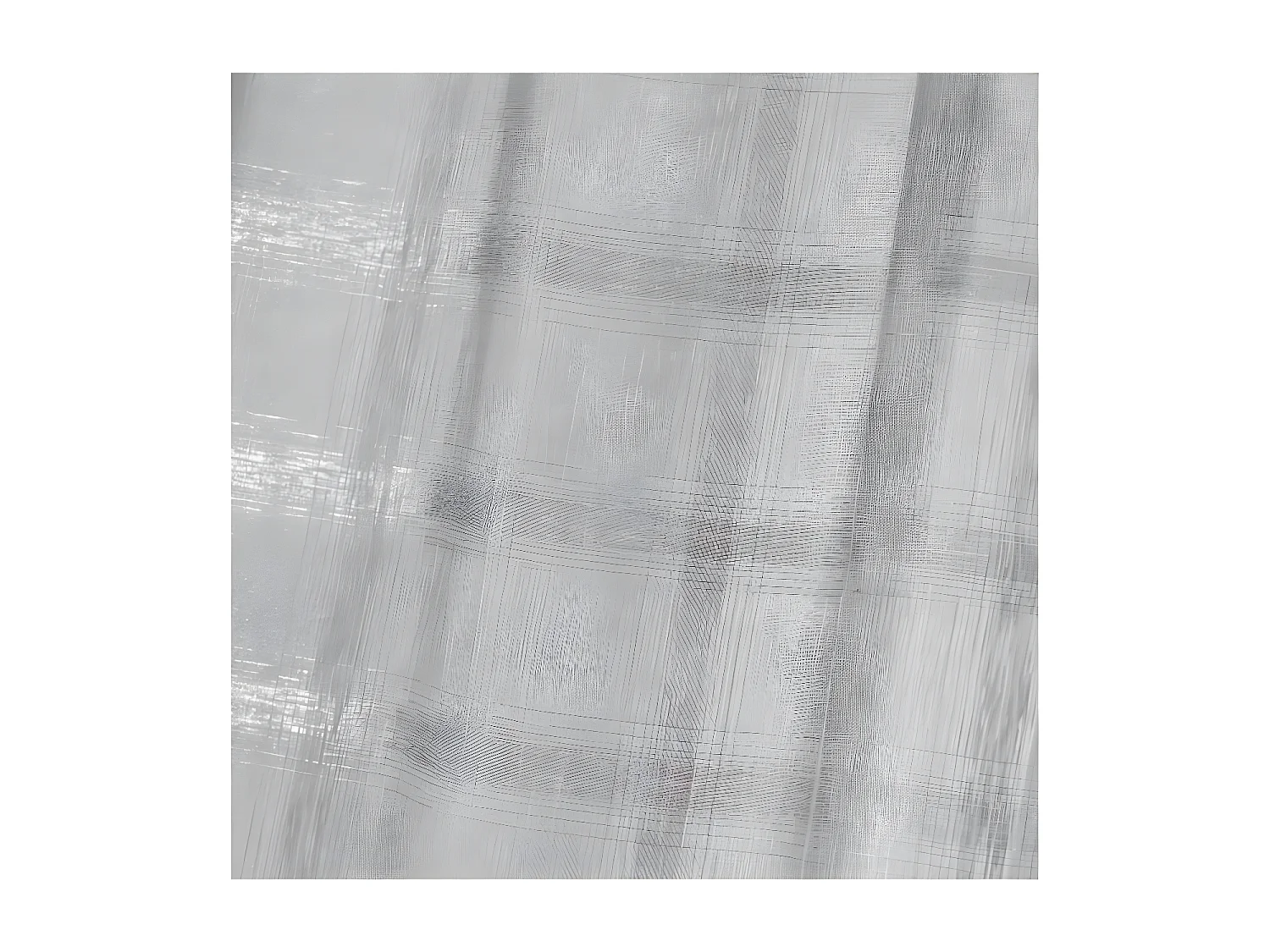 Paire de Voilages Passe-Tringle "Candide" 70x200cm Gris